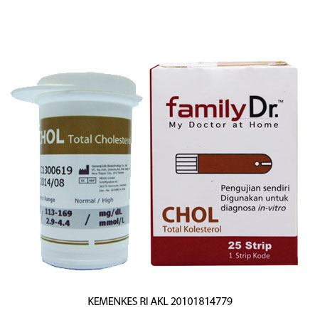 strip uji cek kadar kolesterol