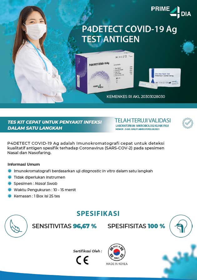 Brochure P4Detec Antigen Covid Alat Cek Virus Covid-19