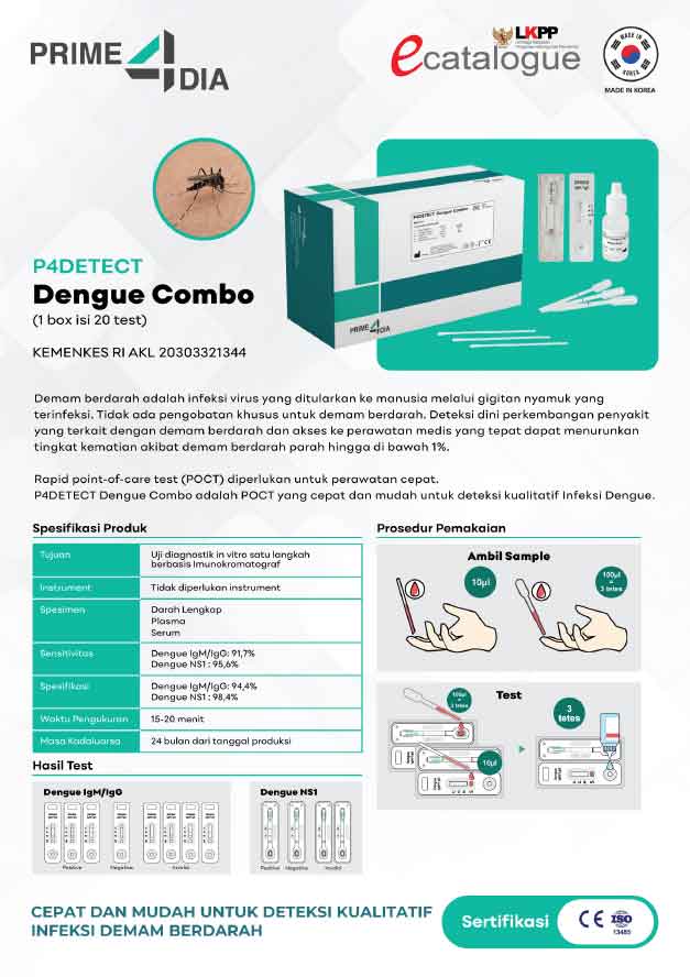 Brochure P4Detect Combo Alat Cek Virus Dengue