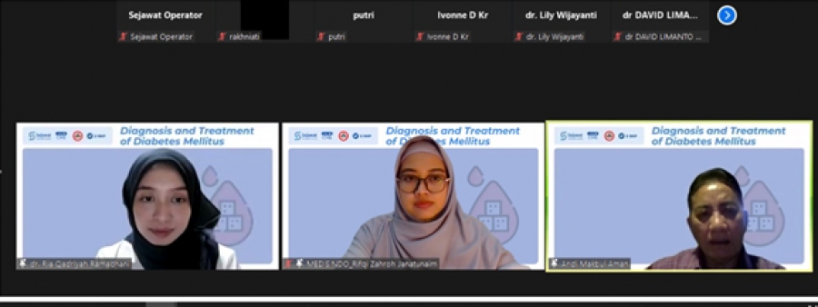 webinar GlucoDr alat cek kadar gula darah dengan sejawat