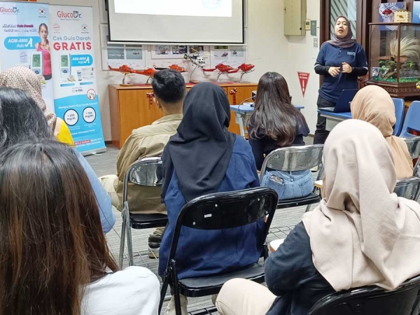 Kegiatan Edukasi Penyakit Diabetes Dan Cek Kesehatan Di PT Black Diamond Heliaero