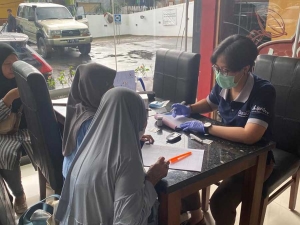 Partisipasi PT Medisindo Bahana Pada Pemeriksaan Glukosa Pada Jamaah NRA Tour