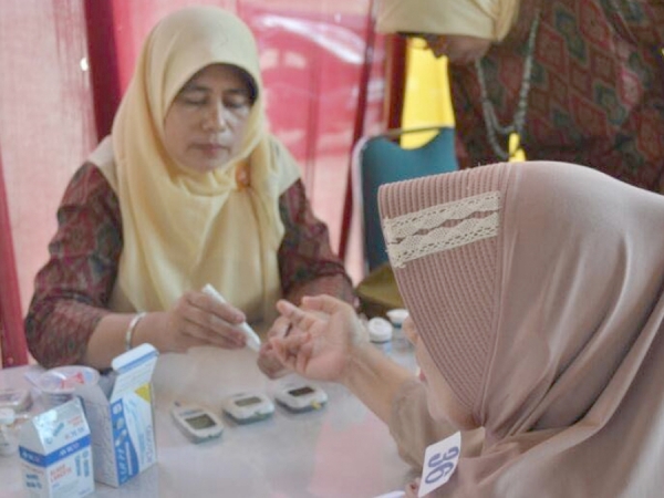 Suasana Posbindu PKK Jati Asih Bekasi