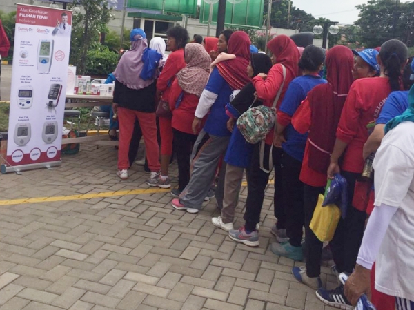Partisipasi PT Medisindo Bahana Pada Acara Senam Sehat Bersama Lotte Mart Taman Surya