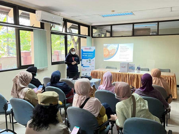 Sesi edukasi &quot;Bahaya Penyakit Diabetes&quot; di Kelurahan Setiabudi Jakarta Selatan
